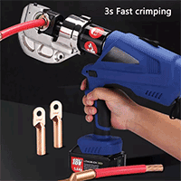 Máy ép cos thủy lực chạy pin EZ-400 đời mới nhất