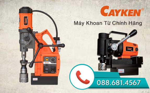 máy khoan từ cayken
